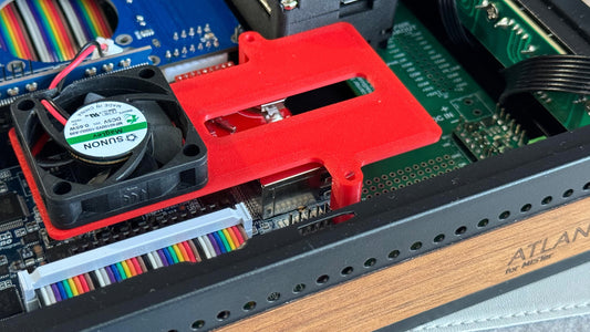 ATLANTIS Noctua fan and external/internal storage drive mount